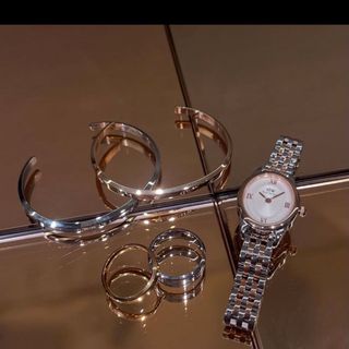 ĐỒNG HỒ NỮ CAO CẤP DANIEL W OPHELIA DÂY THÉP MẶT OVAN FULLBOX TEM