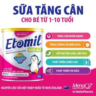 SỮA TĂNG CÂN CHO TRẺ BIẾNG ĂN, CHẬM LỚN ETOMIL KID AZ 900G - ETOMIL