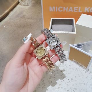 ĐỒNG HỒ NỮ CAO CẤP MICHAEL K CHAIN LOCK LẮC FULLBOX