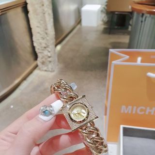 ĐỒNG HỒ NỮ CAO CẤP MICHAEL K CHAIN LOCK LẮC FULLBOX