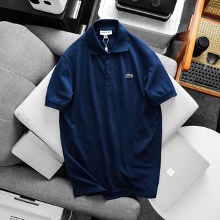 Mẫu áo cổ bẻ logo cá xanh cổ điển. Chất cá sấu cotton 2c thoáng mát.