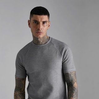 T-Shirt Nam  .  Chất 100% cotton dệt vừa dày mình, đồng chất vải dệt kim tổ ong .