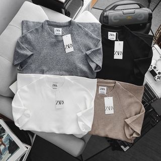 T-Shirt Nam  .  Chất 100% cotton dệt vừa dày mình, đồng chất vải dệt kim tổ ong .