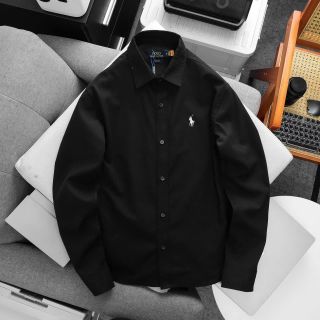 Sơ mi nam sọc nhấn họa tiết thêu logo tinh sảo tinh tế và độc đáo.