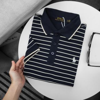 Áo Polo nam.  Chất vải cotton mắc cá sấu đẹp mướt mát