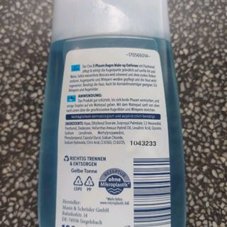 Cien Nước Tẩy Trang Augen Make-Up Entferner Waterproof 100ml Dành Cho Mọi Loại Da Không Kích Ứng