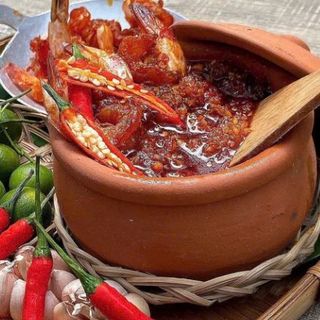 SATE TÔM KHÔ CHÁY TỎI SIÊU PHẨM, ĂN LÀ GHIỀN 400G