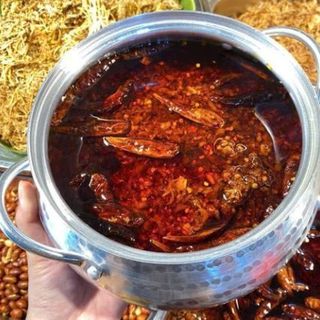 SATE TÔM KHÔ CHÁY TỎI SIÊU PHẨM, ĂN LÀ GHIỀN 400G