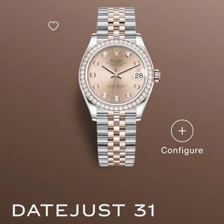 ĐỒNG HỒ NỮ CAO CẤP ROLET DATE JUST MÁY CƠ DEMI HỒNG VIỀN ĐÁ