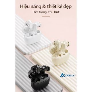 Tai nghe bluetooth DOLLY Q1, Hàng Công Ty tích hợp Mic chống ồn dùng cho tất cả các loại điện thoại