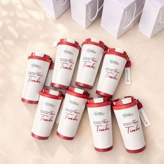 Bình giữ nhiệt in logo Hygie and Panacee