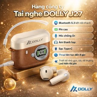 Tai Nghe bluetooth không dây DOLLY J27, Hàng Công Ty , thiết kế đẹp âm thanh chuẩn