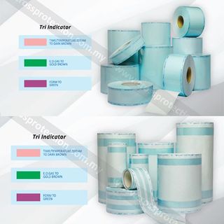 Túi hấp tiệt trùng dạng cuộn dẹp và phồng