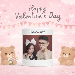 Ly đôi in hình và chữ theo yêu cầu