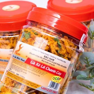 [HỘP] KHÔ GÀ LÁ CHANH 500G - BẮC NAM