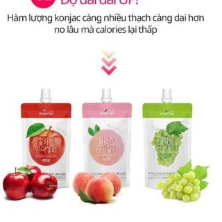 THẠCH UỐNG CHIẾT XUẤT TỪ TRÁI CÂY INNERSET KONJAC JELLY 150ML