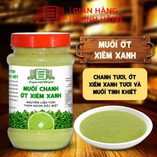 MUỐI ỚT XIÊM XANH CAO CẤP - LÀNG CHÀI XƯA CHAI 300GR