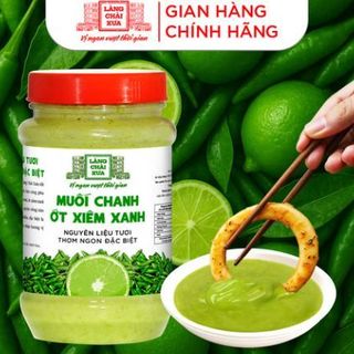 MUỐI ỚT XIÊM XANH CAO CẤP - LÀNG CHÀI XƯA CHAI 300GR