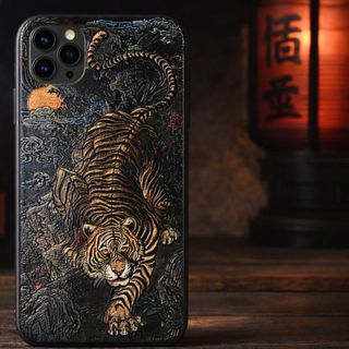 Ốp lưng hổ quyền lực Á Đông (Black Tiger Power Case)