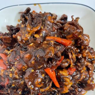 RÂU MỰC RIM ME, chua ngọt, cay vừa, món ăn vặt hoặc ăn với cơm - 300gr