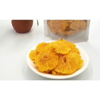 Thơm Sấy Dẻo MUỐI ỚT Nguyên Miếng, đặc sản Đà Lạt - 500GR/TÚI