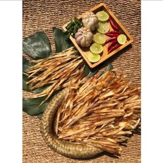 KHÔ CÁ BÒ SỢI chấm mắm me chua cay, hút chân không 250gr