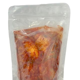 Kimchi cải thảo cắt lát cay vừa túi zip 500g