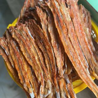 Khô cá hố tẩm vị 500gr, khô cá thịt dai, ngom, dùng cùng mắm me Food