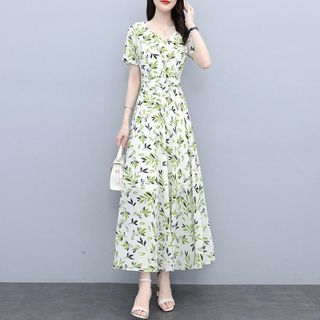 Đầm maxi dự tiệc cho mẹ phong cách hàn Quốc bigsize cao cấp thiết kế dáng xòe sang trọng đẹp HN27 Nữ Dress