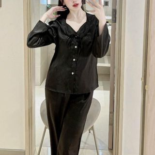 ĐỒ MẶC NHÀ, ĐỒ NGỦ NỮ, PIJAMA NỮ DÀI TAY, FREESIZE DƯỚI 62KG