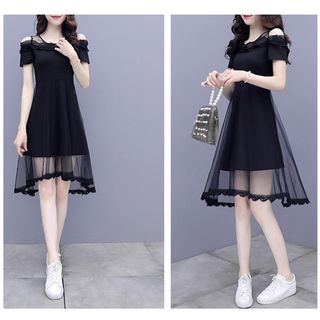 Váy dự tiệc sang trọng phong cách Hàn Quốc trẻ trung thiết kế dáng xòe đẹp cao cấp dự tiệc HN06 Nữ Dress