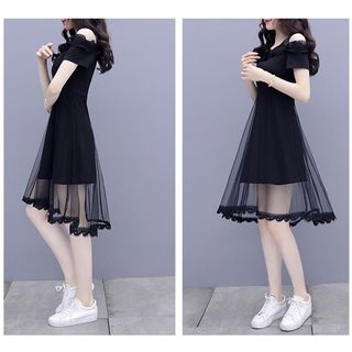 Váy dự tiệc sang trọng phong cách Hàn Quốc trẻ trung thiết kế dáng xòe đẹp cao cấp dự tiệc HN06 Nữ Dress