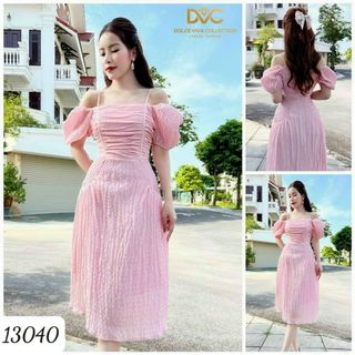 Đầm trung niên cho mẹ bigsize cao cấp dự tiệc sang trọng thiết kế dáng suông đẹp A10