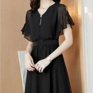 Váy dự tiệc công sở hàn Quốc bigsize cao cấp thiết kế dáng suông sang trọng đẹp P02 Nữ Women