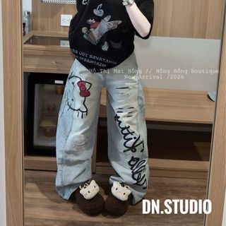 Áo Phông In Hoạt Hình Form Rộng Dấu Quần Cao Cấp – Áo Thun Form Oversize Cotton Mịn Tôn Dáng – Phong Cách Trẻ Trung Sang Xịn