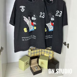 Áo Phông In Hoạt Hình Form Rộng Dấu Quần Cao Cấp – Áo Thun Form Oversize Cotton Mịn Tôn Dáng – Phong Cách Trẻ Trung Sang Xịn