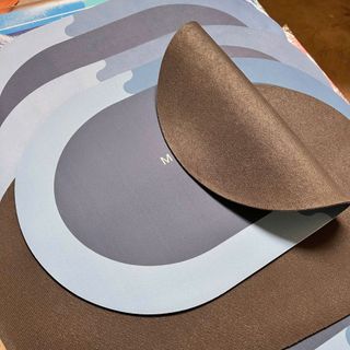 Thảm Lau Chân Silicon Hình Oval Siêu Thấm Hút Nước (40x60cm) - Thảm Chùi Chân Đế Cao Su Chống Trơn Trượt - Giá Sỉ