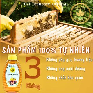 Mật ong chanh leo 500g Cvdbeehoney - Passion fruit honey 500g Cvdbeehoney