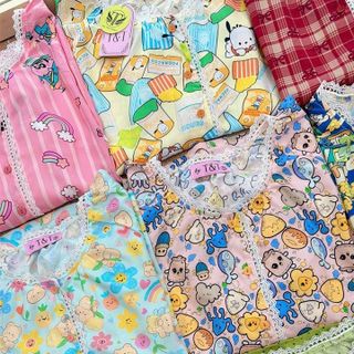 Bộ Đồ dài Cotton cổ cuốn viền bi baby. Nhận sản xuất 300bộ/mẫu ( Hàng Giá Tận Xưởng )