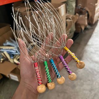 Cây Massage Đầu Thư Giãn, Dụng Cụ Gãi Đầu Hình Bạch Tuộc Xả Stress Tiện Ích - Giá Sỉ
