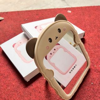 Gương Con Gấu - Gương Decor Để Bàn Hoạ Tiết Hình Gấu Nhiều Màu Đáng Yêu, Dễ Thương - Giá Sỉ