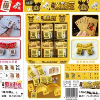 BỘ BÀI 4CM MINI KÈM 2 XÚC XẮC