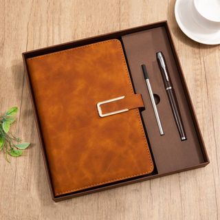 Hộp quà tặng sổ da, bút ký tên – Set quà cho nữ sinh nhật, lễ tốt nghiệp