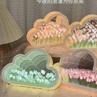 Đèn Ngủ Hoa TuyLip Gương (THÙNG 100C)