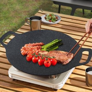 Chảo Gang Vân Đá Nướng Không Dầu (THÙNG 40C)