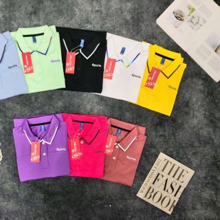 Áo cổ nữ thể thao chất 1 da