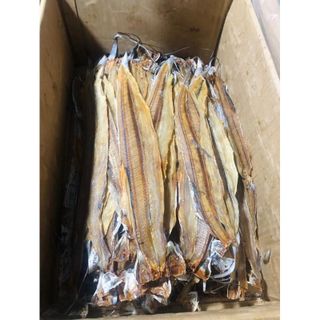 Khô cá hố 1kg, khô cá không tẩm vị nguyên con thịt dai dùng cùng mắm me Food