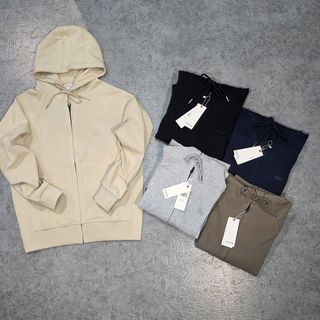 Áo Khoác nón NAM.  Chất vải pique co giãn dày dặn (định lượng 320gsm).