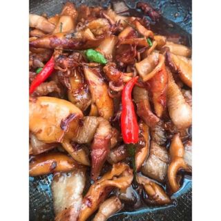 Mực muối túi 1kg, phơi ghe, hàng dẻo, khô ít muối, thịt dày, thơm ngon đưa cơm