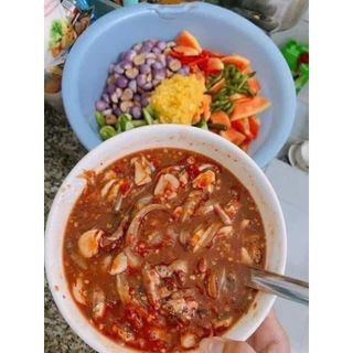 Mắm nêm cá cơm nguyên con Đặc Sản Bình Định, đã pha sẵn vừa ăn chai 350ML